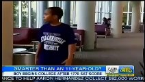 11 Yr Old College Student Carson Huey-You Scores 1770 SAT Young Student Texas Christian University