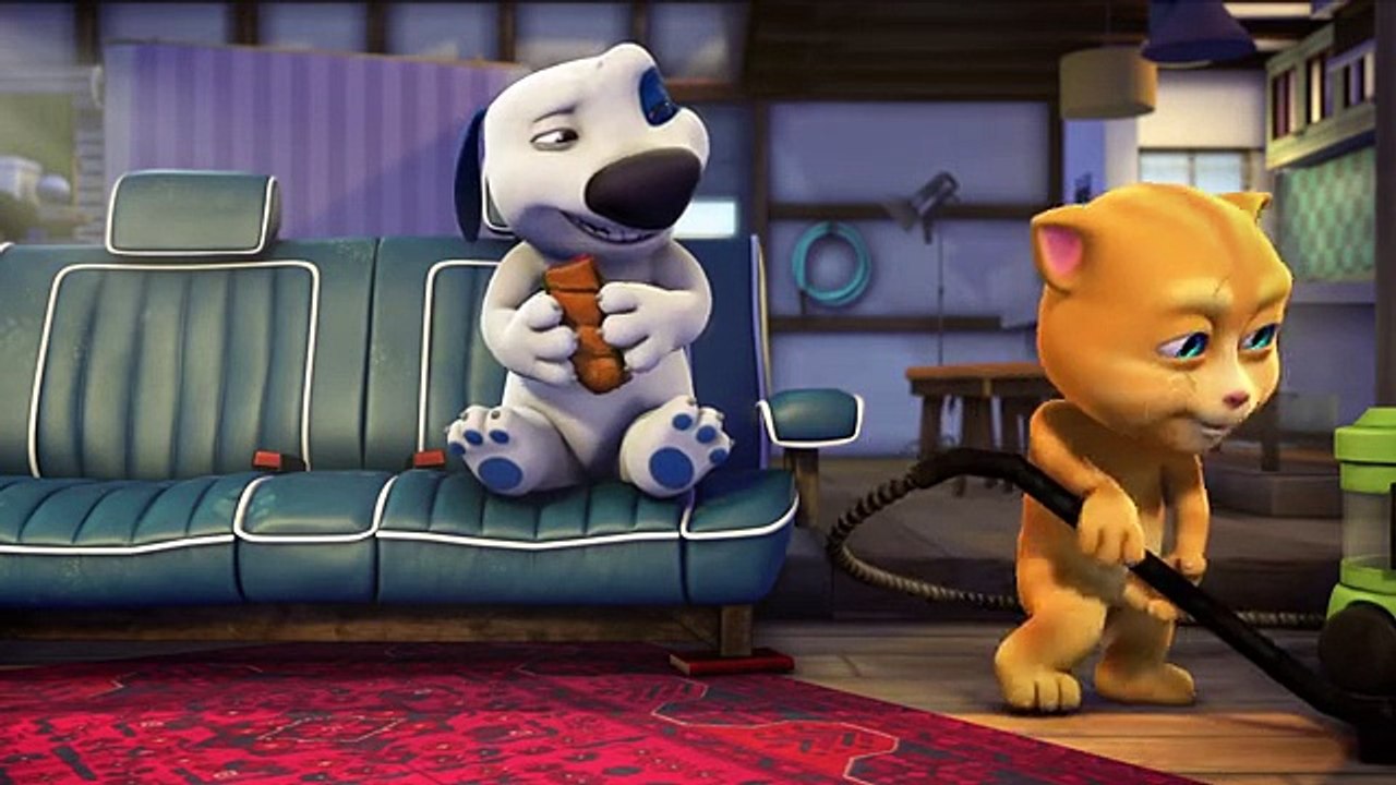 Talking Tom and Friends, minisode 4 Super Vacuum Dailymotion Video