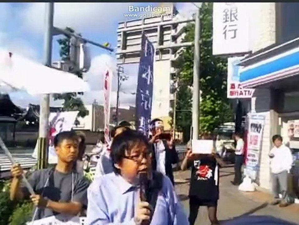 【ニコ生】神回「在特会」桜井誠VS京都しばき隊 喧嘩衝突　【2015京都街宣】