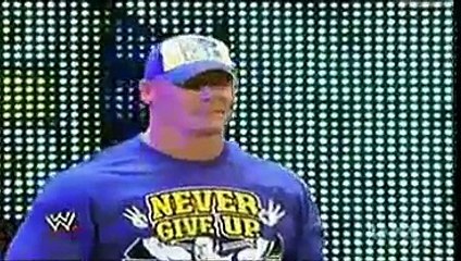 WWE RAW 11/22/10 JHON CENA SE DESPIDE DEL UNIVERSO DE LA WWE EN ESPAÑOL