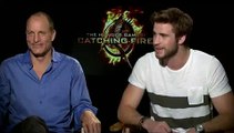 Jennifer Lawrence, Josh Hutcherson and 'Catching Fire' cast dish on kissing, flogging and hazing