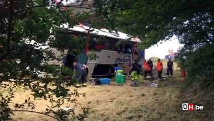Un accident de bus fait 1 mort et deux blessés graves à Middelkerke