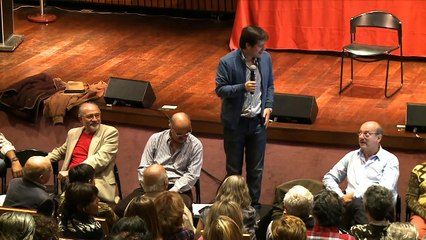 Mariano Recalde junto a intelectuales de Carta Abierta