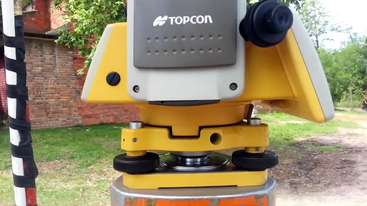 TUTORIAL RESECTION OR NEW POINT TOPCON TOTAL STATION GPT 7505
