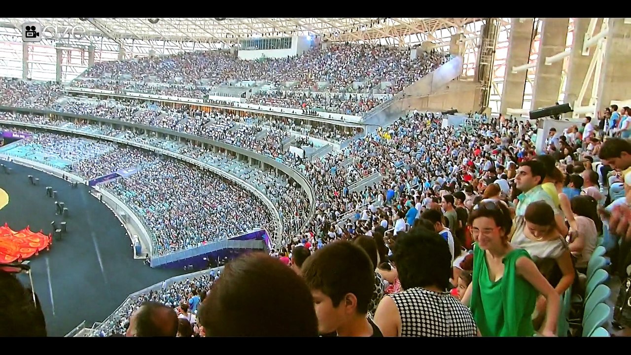 AZERBAYCAN HIMNI/ BAKU 2015 OLIMPIYA STADIONU 1080p