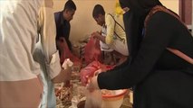 مبادرة شبابية لتأمين الطعام للجرحى في عدن