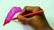 How To Draw A Lips And Colouring Lips Tutorial