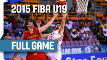 Turkey v Spain - Group B - Full Game - 2015 FIBA U19 World Championship