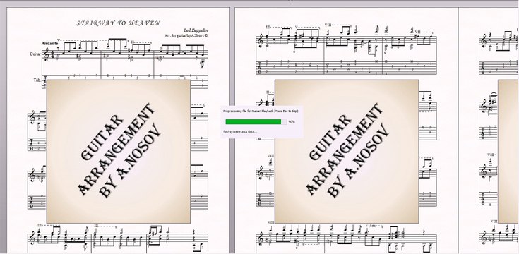 Stairway to Heaven (Led Zeppelin) Sheet music for guitar