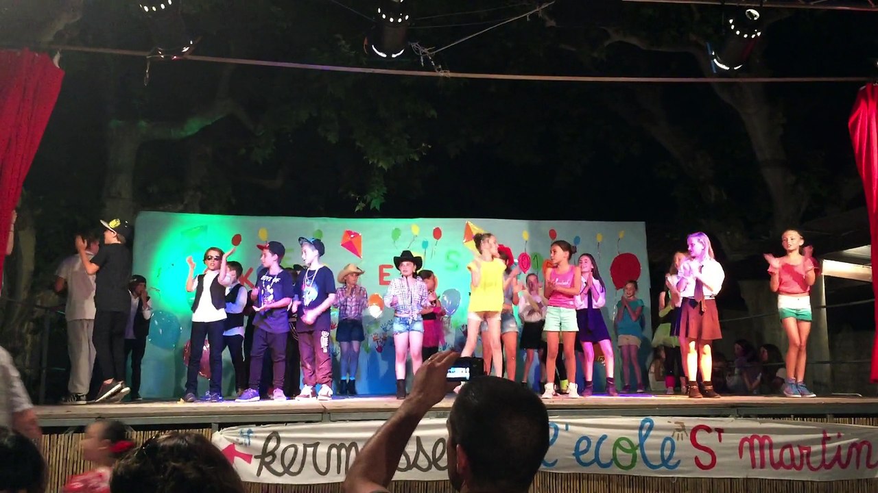 kermesse st martin spectacle cm2 2015 st remy de provence ( partie 3)