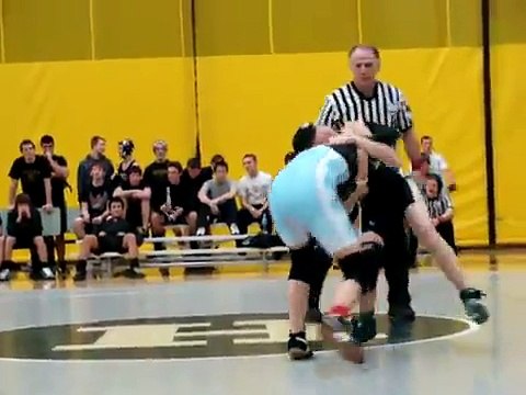 Nicola Battling the Boys - Varsity High School Wrestling in Ann Arbor, Michigan
