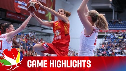 Belarus v Spain - Game Highlights - 3rd Place Game - EuroBasket Women 2015