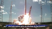 La fusée Falcon de SpaceX explose après son décollage