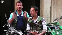 الجيش السوري الحر في احدى المعارك - صورة واضحة جدًا