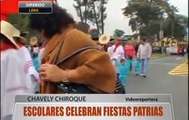 Escolares de Pueblo Libre celebran las Fiestas Patrias