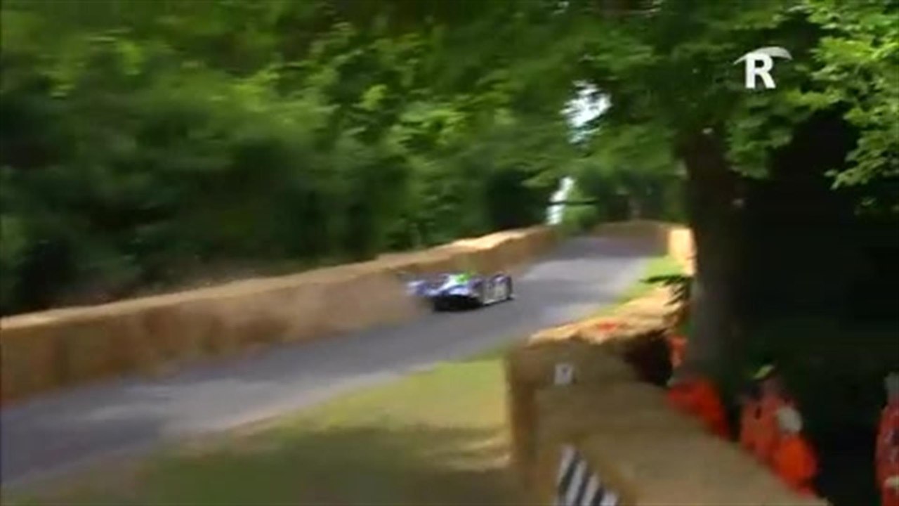 Brushing the bales at 123mph