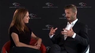 Jaguar Academy of Sport Patron David Beckham Interview