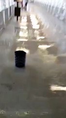 Metro Project ISB Roof Leaking Due To Rain - RIP Metro Project