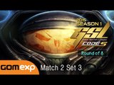 Solar vs PartinG ZvP GSL S1 Code S Ro8 Day 1 Match 2 Set 3 StarCraft 2