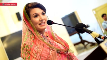 Reham Khan with Children in Sialkot