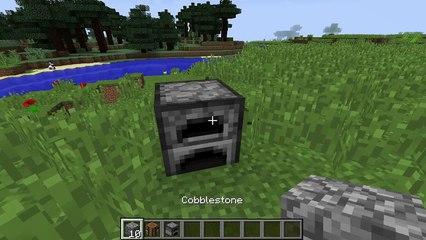 how to make a furnace and cook food in pc minecraft