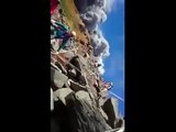 Mount Ontake Volcano Eruption In Japan RAW VIDEO