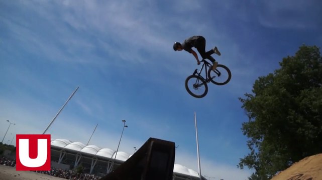 Fise à Reims: Les images de la finale du mountain bike-slopestyle