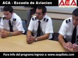ACA - Escuela de aviacion: Entrevista a los estudiantes sobre su experiencia en la escuela