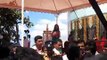 A man abusing Ranjini Haridas on a function at Thiruvalla