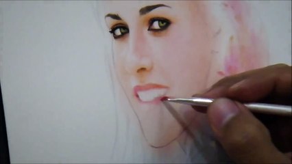 Kristen Stewart Soft Pastel Portrait:The making by Macky Bongabong (time lapse)