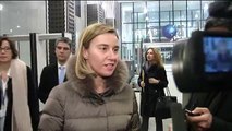 Nuclear negotiations with Iran - doorstep by Federica Mogherini