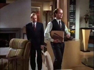 Frasier - Niles opening a bottle