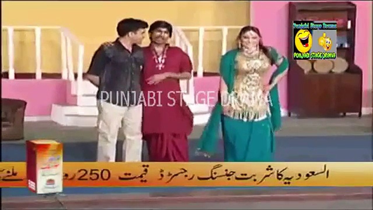 Zafri Khann and Sajan Abbas Best Comedy - New Punjabi Stage drama2015