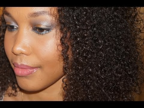 Tuto Makeup dans les tons gris orange et bleu