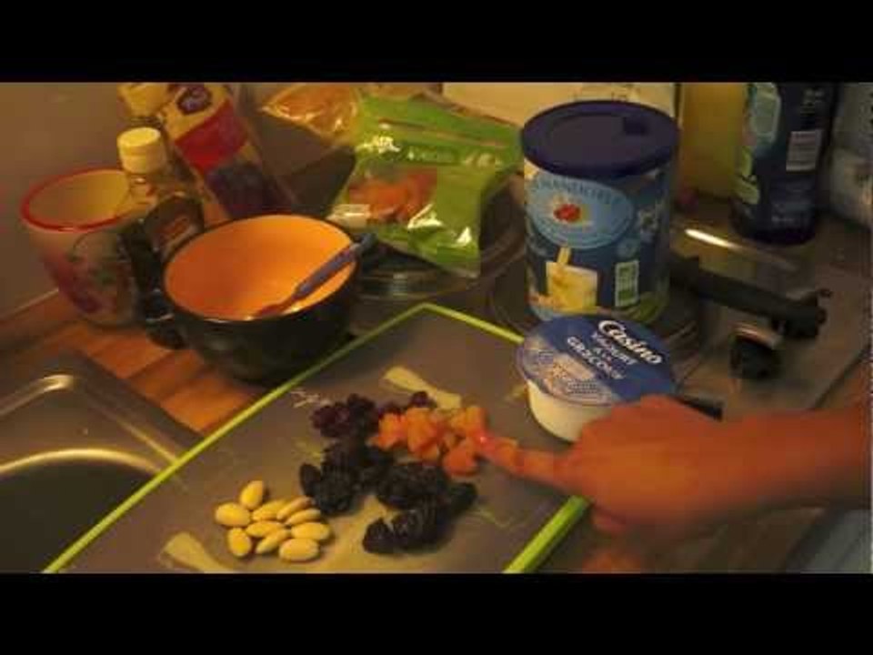 " -18kg " Mon dessert / encas / goûter préféré : yaourt et fruits secs