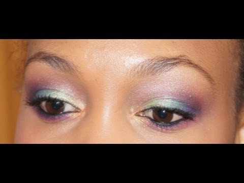 Maquillage inspiration plumes de paon (demandé)