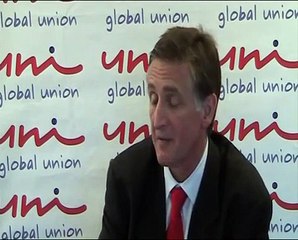 Descargar video: Philip Jennings (UNI global union General Secretary) for the World Economic Forum, Davos 2009