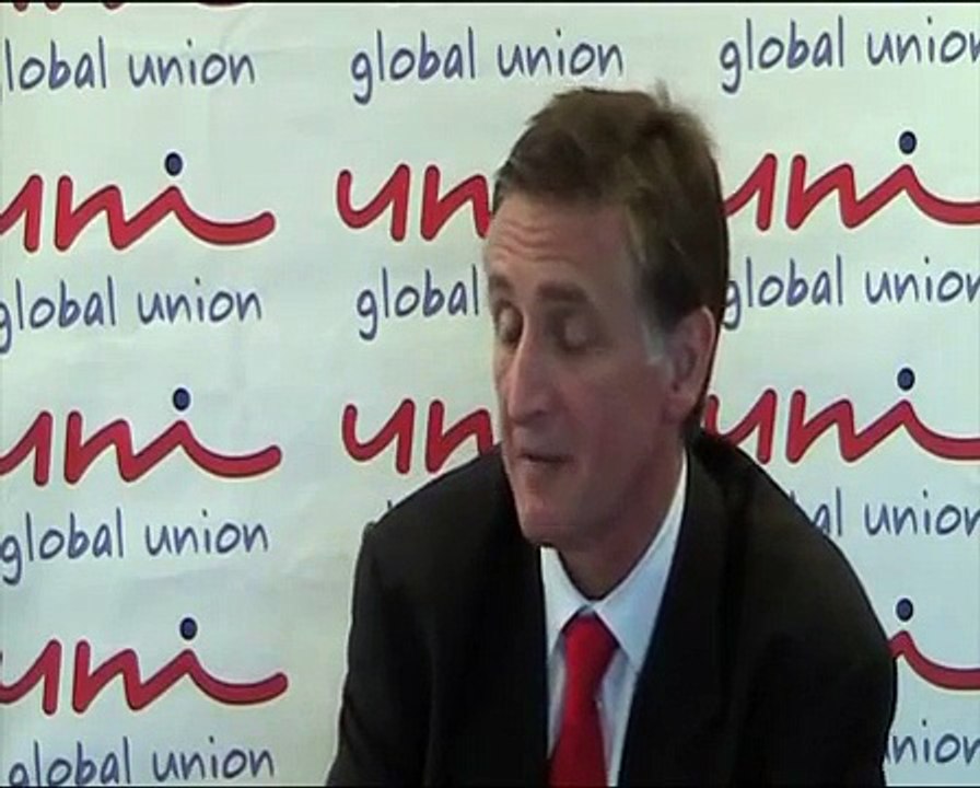 Philip Jennings (UNI global union General Secretary) for the World Economic Forum, Davos 2009