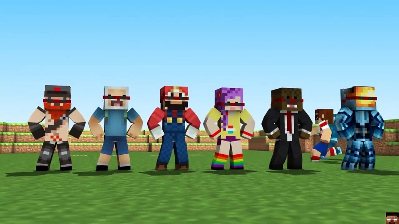 'Hey CaptainSparklez' Minecraft Song Original and Animation ft  CaptainSparklez skin and more