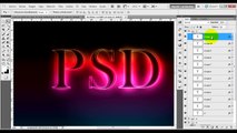 Tutorial Photoshop: Crear un efecto de capas de texto brillante