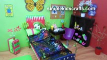 Monster High Tutorial: Venus Mcflytrap  Doll Bed - Recycling - EP