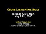 Lightning STRIKE !! video from 20 feet away !! Tornado Alley, USA