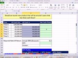 Excel Finance Class 69: Net Present Value Profile -- Build Table and Chart in Excel NPV Function