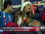 Paolo Guerrero: Alondra García Miró alentará al 'Depredador' ante Chile (VIDEO)