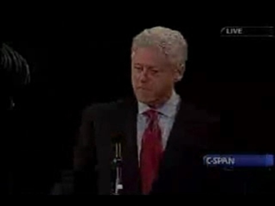 Bill Clinton agrees with NWO
