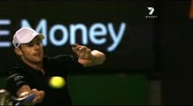 Andy Roddick - Slow Motion Running Forehand Down the Line