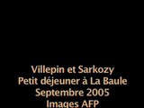 Sarkozy Villepin a la Baule