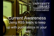 Current Awareness: Using RSS feeds to keep up