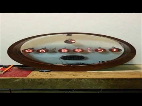 Nixie Wall Clock w/Dekatron & Chimes