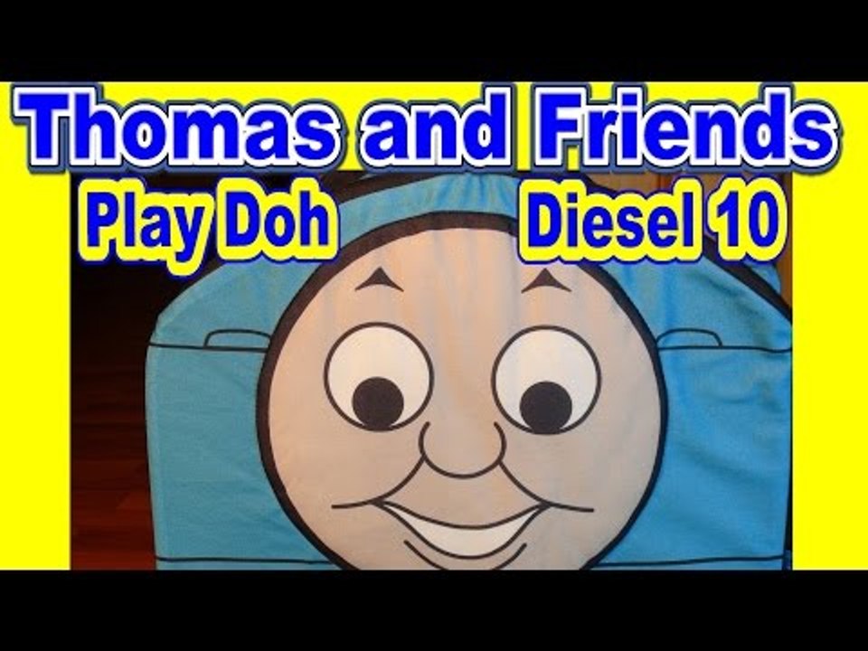 Thomas and Friends Diesel 10 from Play Doh and some Goats